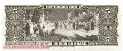 Brazil - 5  Cruzeiros (#176c_UNC)