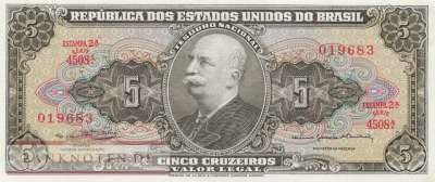 Brasilien - 5  Cruzeiros (#176d_XF)