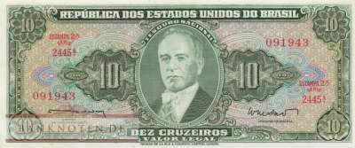 Brasilien - 10  Cruzeiros (#177a_XF)