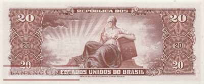 Brasilien - 20  Cruzeiros (#178-1_UNC)