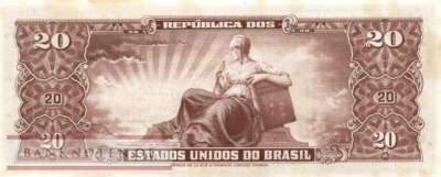 Brasilien - 20  Cruzeiros (#178-1_AU)