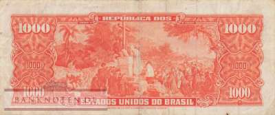 Brasilien - 1.000  Cruzeiros (#181_F)