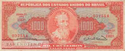 Brasilien - 1.000  Cruzeiros (#181_F)