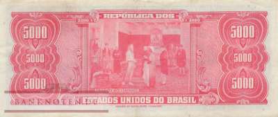Brasilien - 5  Cruzeiros Novos (#188b_VF)