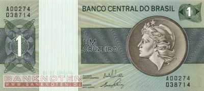 Brazil - 1  Cruzeiro (#191a_UNC)