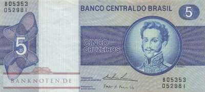 Brasilien - 5  Cruzeiros (#192c_VF)