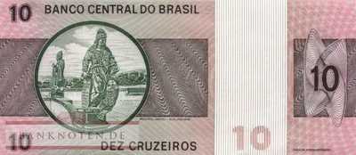 Brazil - 10  Cruzeiros (#193b_UNC)