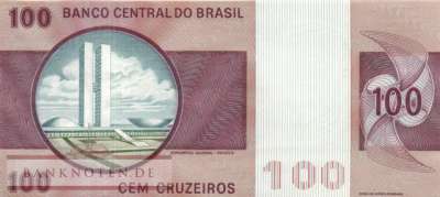 Brazil - 100  Cruzeiros (#195Aa-2_UNC)