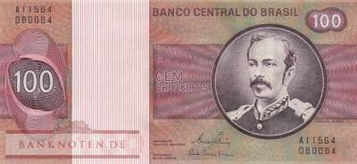 Brasilien - 100  Cruzeiros (#195Ab_UNC)