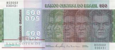 Brasilien - 500  Cruzeiros (#196Ac_UNC)