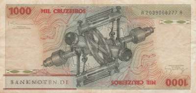 Brasilien - 1.000  Cruzeiros (#197b_F)