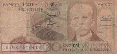 Brasilien - 10.000 Cruzeiros (#203a_VG)