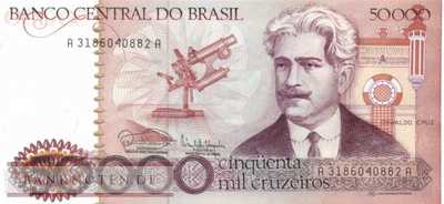 Brasilien - 50.000  Cruzeiros (#204c_UNC)