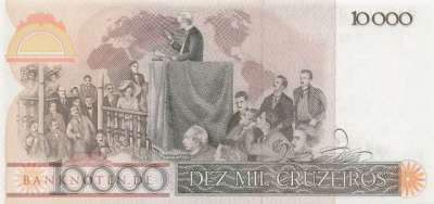 Brasilien - 10  Cruzados (#206_UNC)
