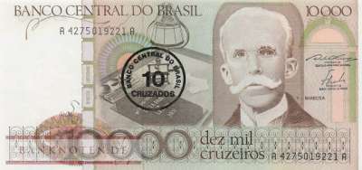 Brasilien - 10  Cruzados (#206_UNC)