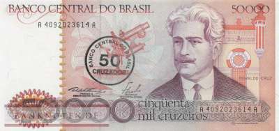 Brasilien - 50  Cruzados (#207_UNC)