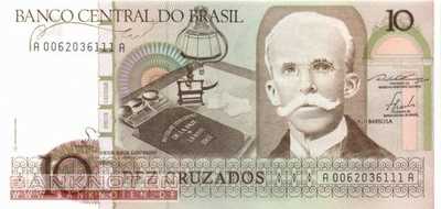 Brasilien - 10  Cruzados (#209a_UNC)