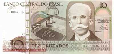 Brazil - 10  Cruzados (#209a_UNC)