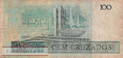 Brasilien - 100 Cruzados (#211a_VG)