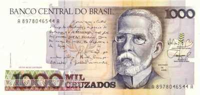 Brasilien - 1.000  Cruzados (#213b_UNC)