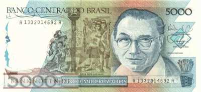 Brazil - 5.000  Cruzados (#214_UNC)