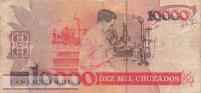 Brazil - 10.000  Cruzados (#215_VG)