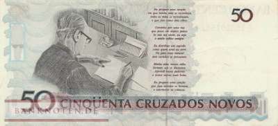 Brasilien - 50  Cruzados Novos (#219a_VF)