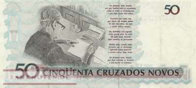 Brasilien - 50  Cruzeiros (#223_VF)