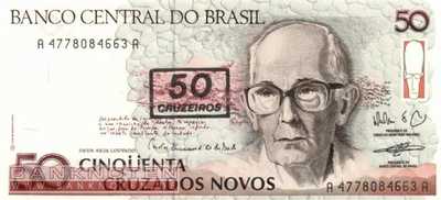 Brazil - 50  Cruzeiros (#223_UNC)
