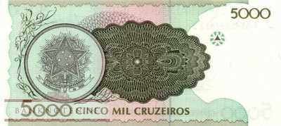 Brasilien - 5.000  Cruzeiros (#227_UNC)