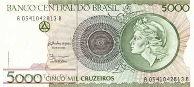 Brazil - 5.000  Cruzeiros (#227_UNC)