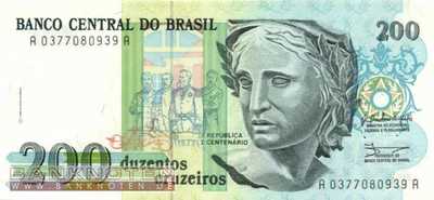Brazil - 200  Cruzeiros (#229_UNC)