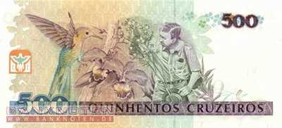 Brasilien - 500  Cruzeiros (#230_UNC)