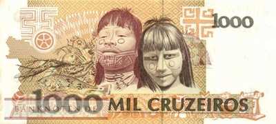 Brasilien - 1.000  Cruzeiros (#231b_AU)