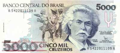 Brazil - 5.000  Cruzeiros (#232b_UNC)