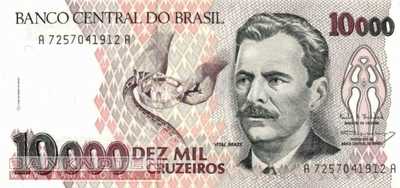 Brazil - 10.000  Cruzeiros (#233c_UNC)