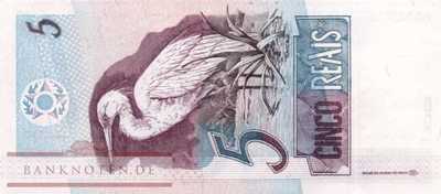 Brazil - 5  Reais (#244Ad_UNC)
