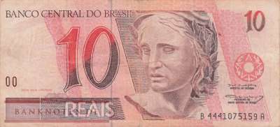 Brasilien - 10  Reais (#245h_F)