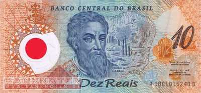 Brazil - 10  Reais with Folder (#248aF_UNC)