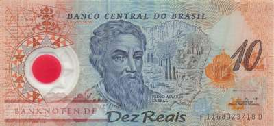 Brasilien - 10  Reais (#248b_UNC)
