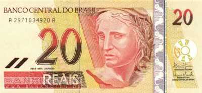 Brazil - 20 Reais (#250b_UNC)