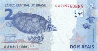 Brazil - 2  Reais (#252a_UNC)