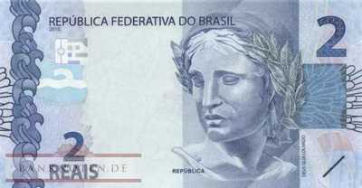 Brazil - 2  Reais (#252b_UNC)