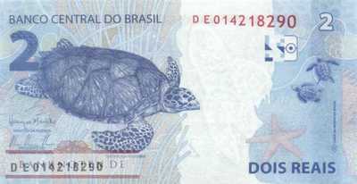 Brasilien - 2  Reais (#252c_UNC)
