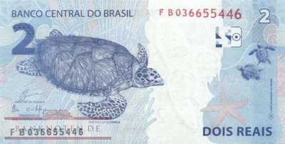 Brazil - 2  Reais (#252e_UNC)