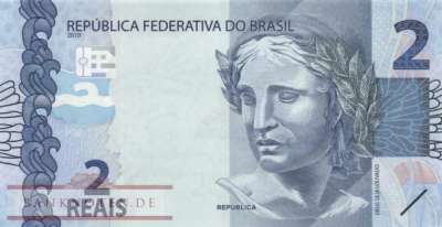 Brasilien - 2  Reais (#252f_UNC)