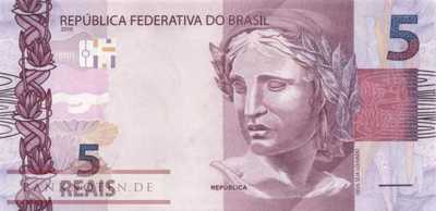 Brasilien - 5  Reais (#253d_UNC)