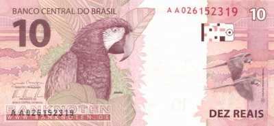 Brazil - 10  Reais (#254a_UNC)