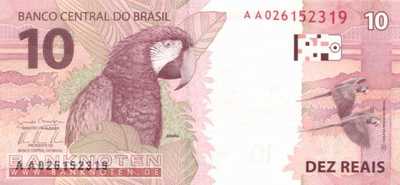 Brasilien - 10  Reais (#254a_UNC)