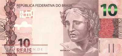 Brasilien - 10  Reais (#254e_UNC)